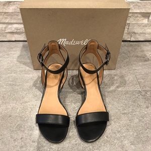 Madewell Sandals Heels in Black
